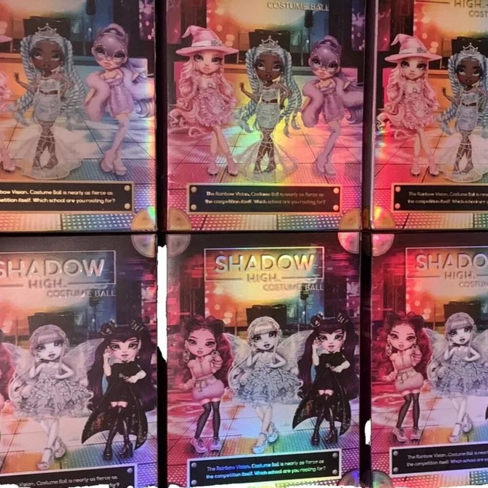 Rainbow High & Shadow High Costume Ball Dolls Special Edition Set of All 6 NEW